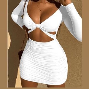 White party dress (stretch)